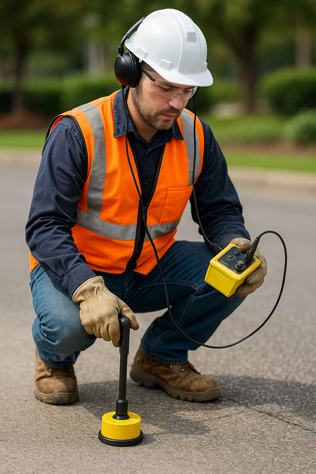 Leak Detection with Geophone